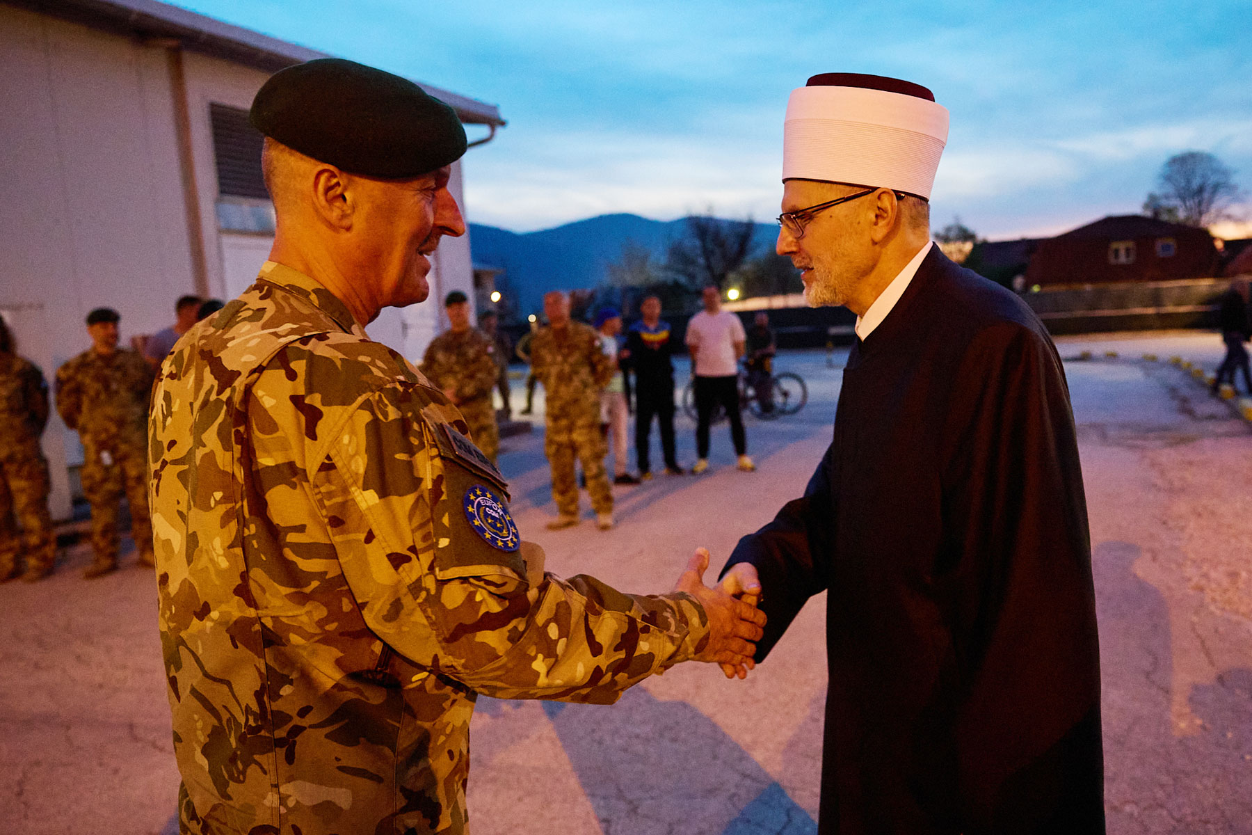 Iftar dinner in Camp Butmir