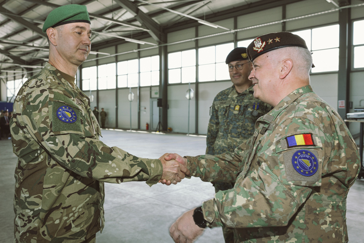 EUFOR Announces Appointment of New Chief of Staff at Camp Butmir