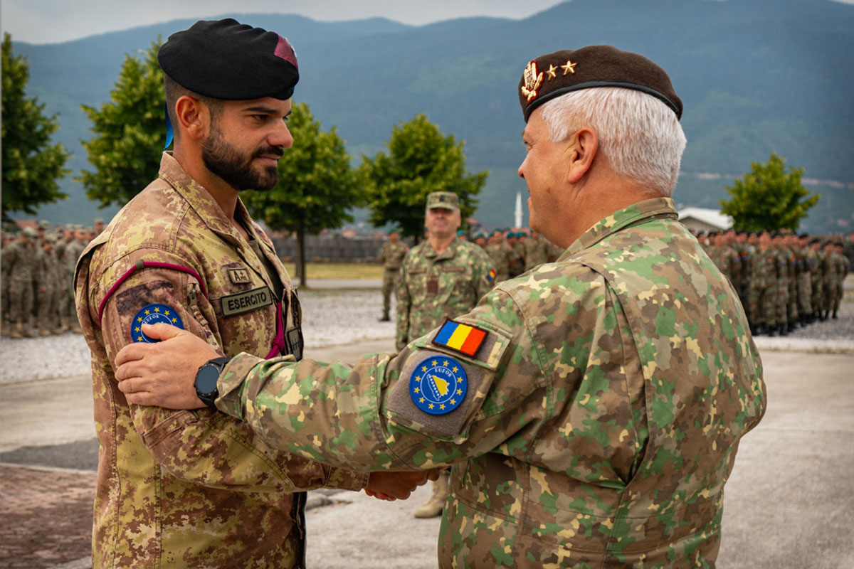 Rotation Ceremony at Camp Butmir: Farewell & Welcome