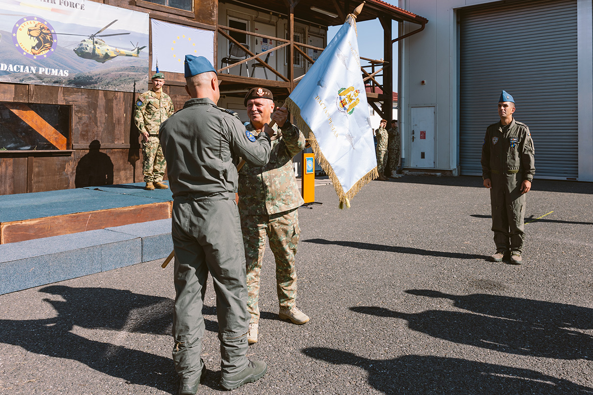 New Romanian Rotation at the EUFOR Aviation Detachment
