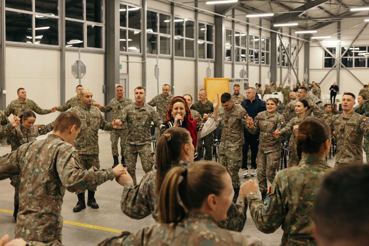 Outstanding Performance of the Romanian Armed Forces’ Ensemble at Camp Butmir