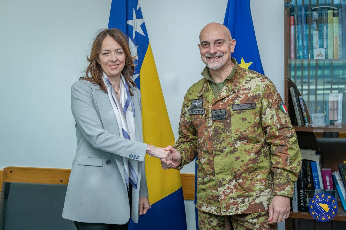 Uniting for Strength: COM EUFOR meets BiH Minister of Civil Affairs to Fortify Institutions