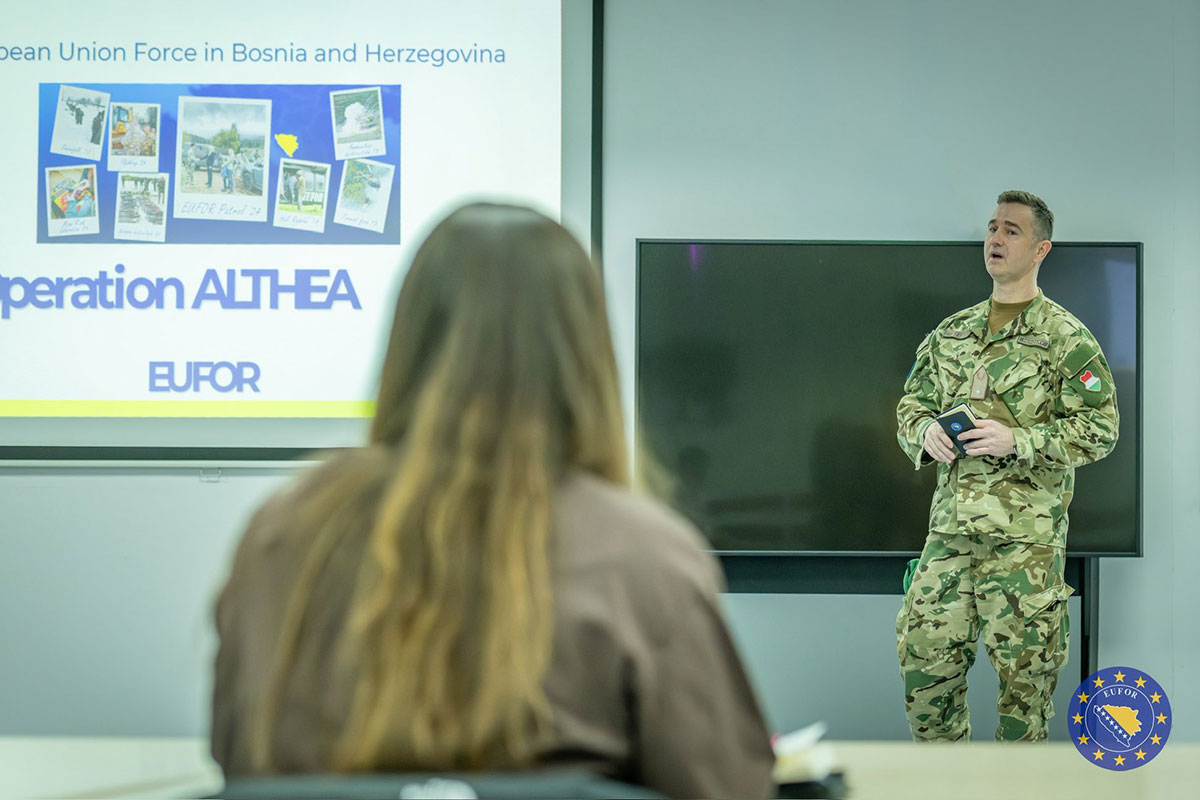 West Point Cadets Visit EUFOR and NATO HQ Sarajevo: Learning First-Hand About Operation ALTHEA