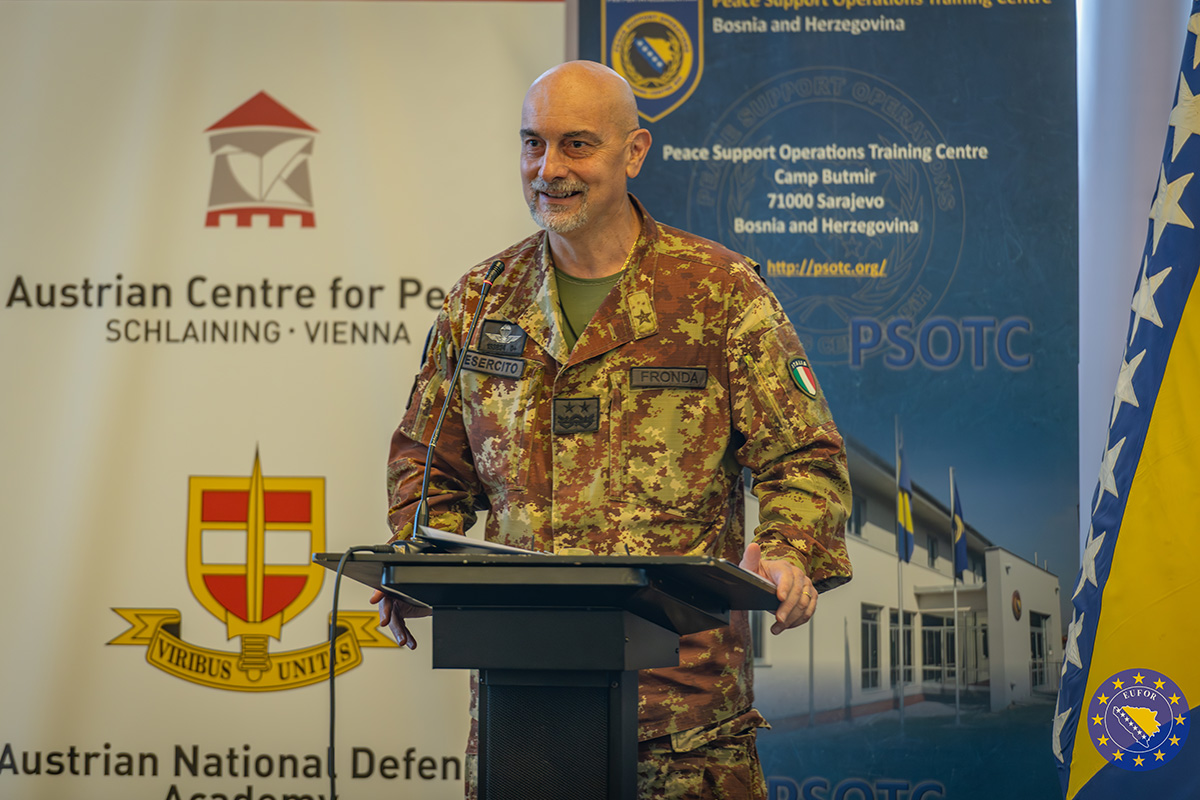 EUFOR Commander Addresses Opening of EU Common Security and Defence Policy Course