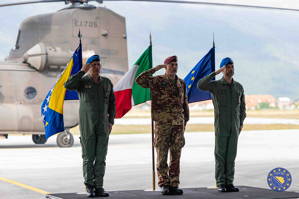 New Italian Rotation at the EUFOR Aviation Detachment