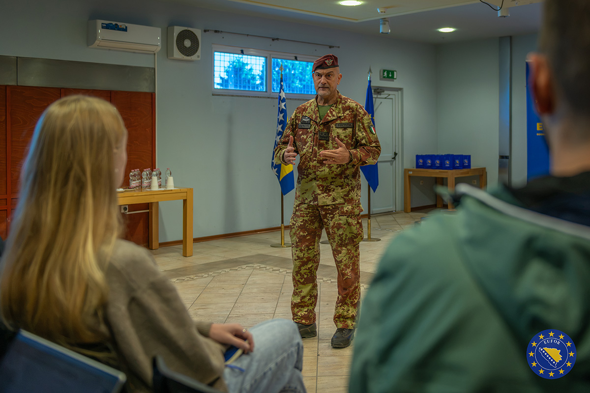 Delegacija iz Latvije posjetila komandu EUFOR-a u bazi Butmir