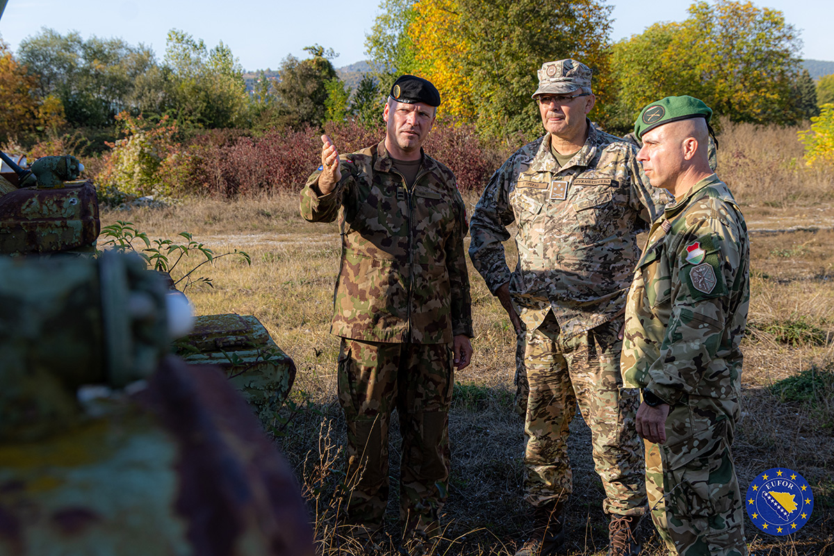 DCOM visits Rajlovac Barracks and Weapon Storage Site