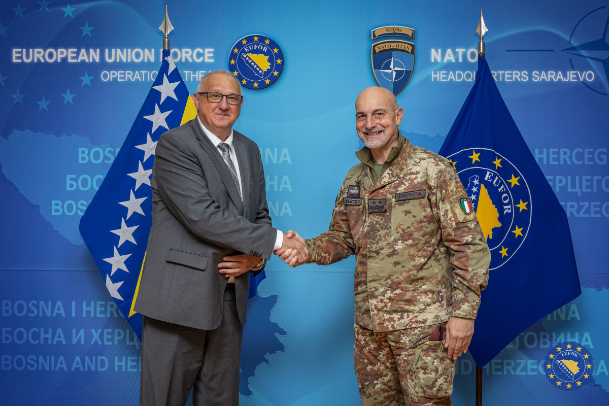 COM EUFOR Meets BHMAC Director to Discuss Mine Action in Bosnia and Herzegovina