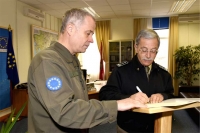 Head of the European Union Command Element visits EUFOR and NATO Headquarters in Sarajevo